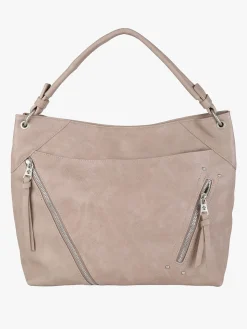 Solada Borsa hobo da donna in ecopelle - apricot