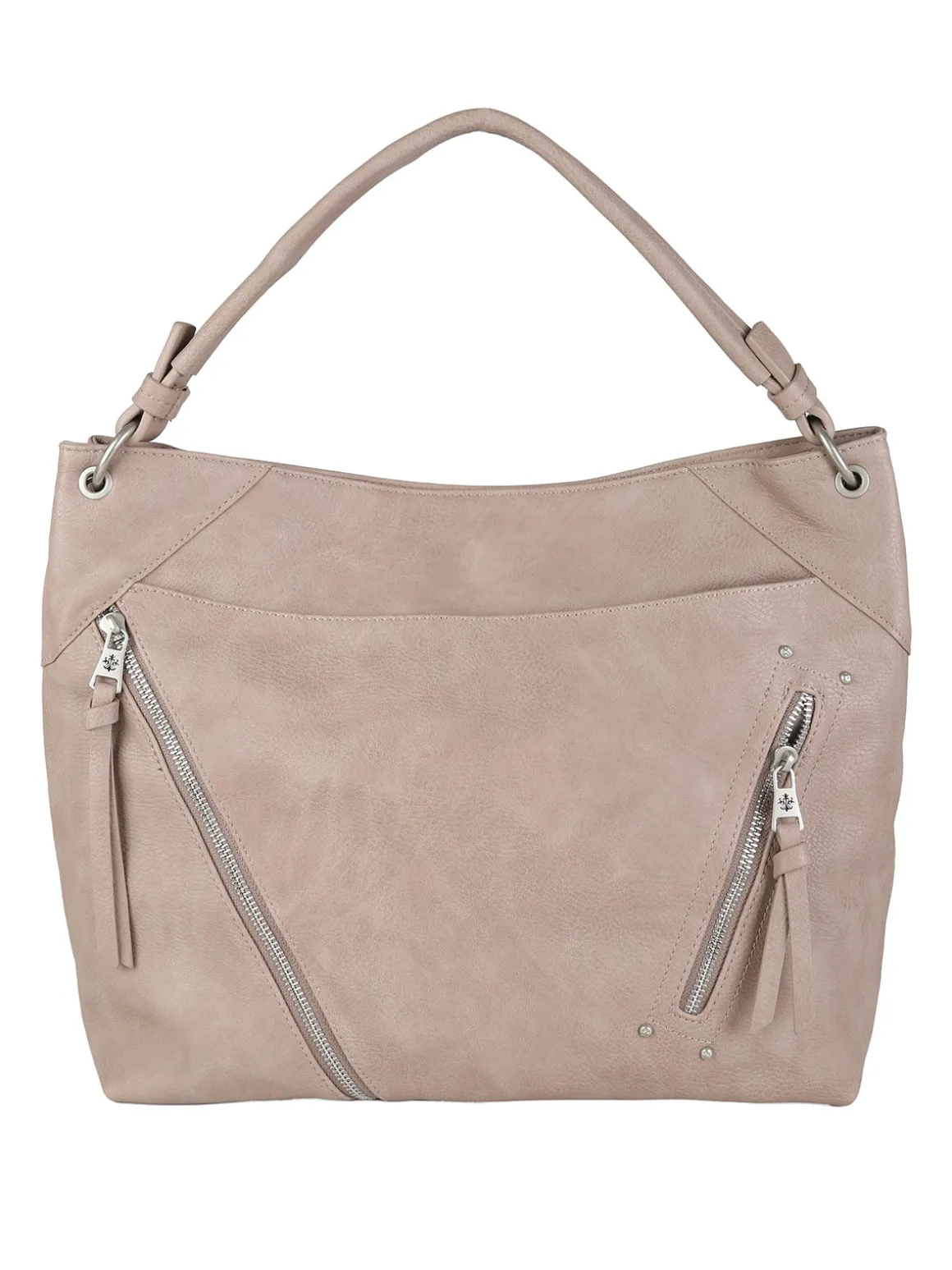 Solada Borsa hobo da donna in ecopelle - apricot