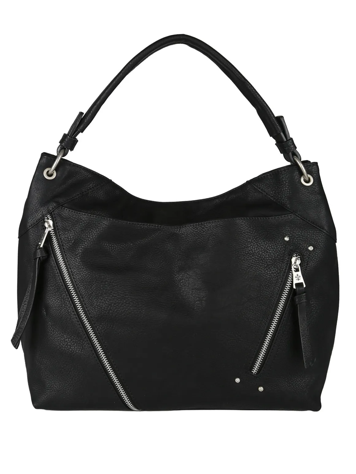 Solada Borsa hobo da donna in ecopelle - nero
