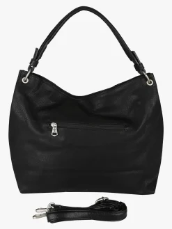 Solada Borsa hobo da donna in ecopelle - nero