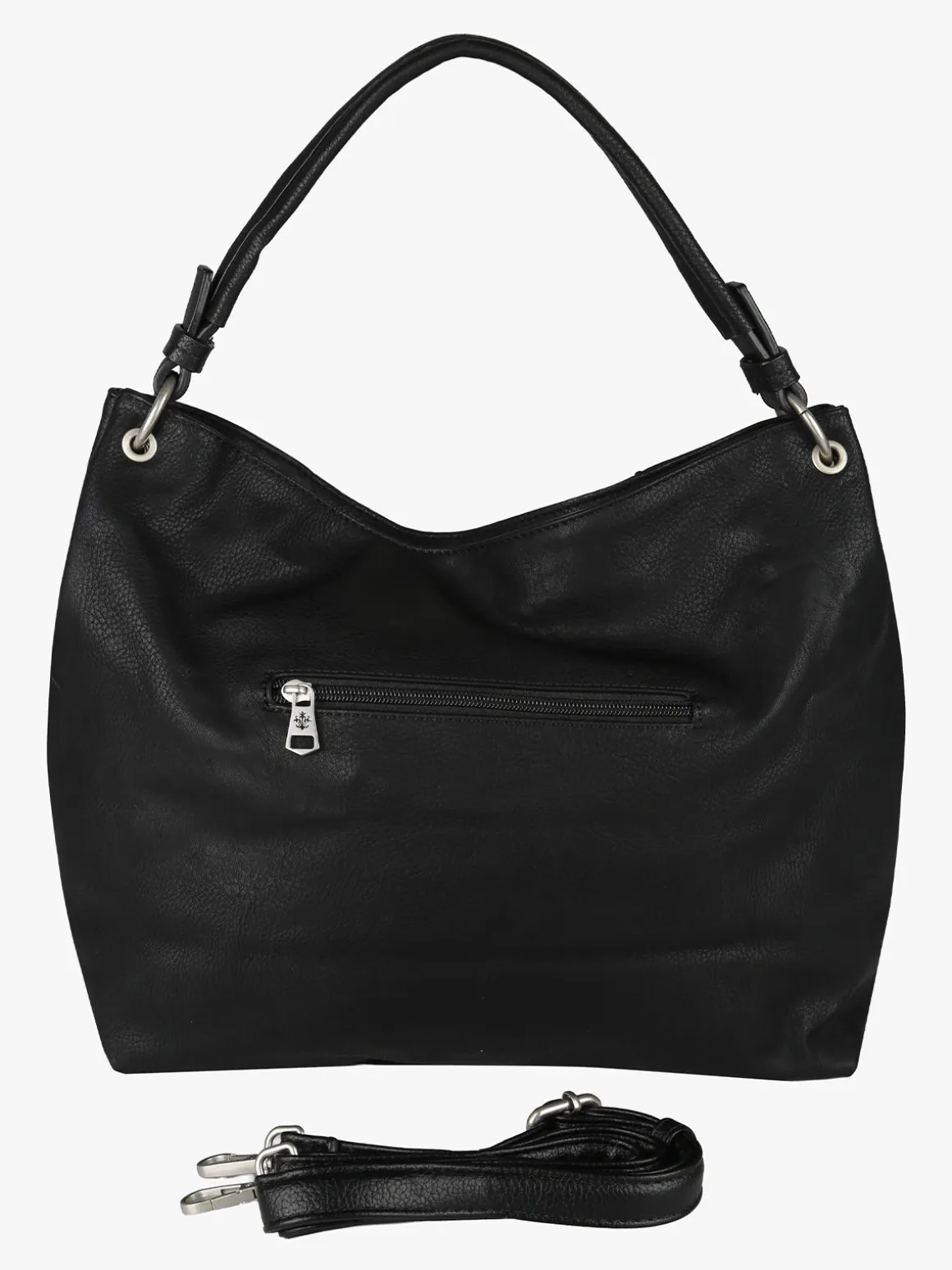 Solada Borsa hobo da donna in ecopelle - nero