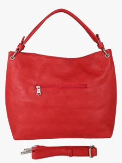 Solada Borsa hobo da donna in ecopelle - rosso