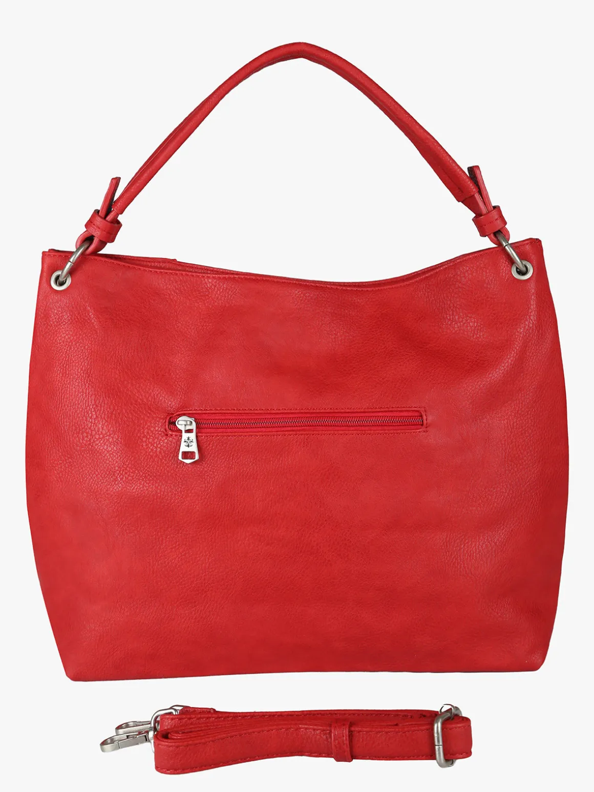 Solada Borsa hobo da donna in ecopelle - rosso