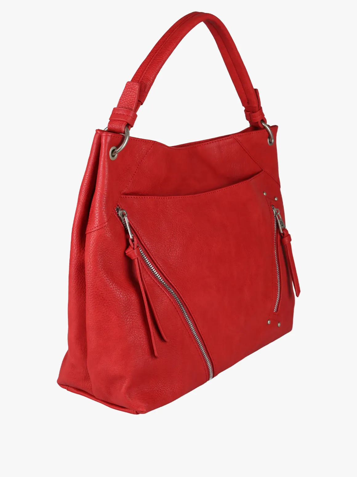 Solada Borsa hobo da donna in ecopelle - rosso