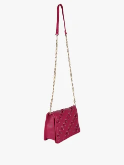 Solada Borsa rigida a tracolla con manico a catena - fucsia