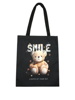 Solada Borsa shopper in tessuto con stampa