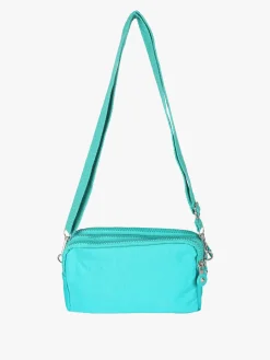 Solada Borsetta a tracolla rettangolare da donna in nylon - blu