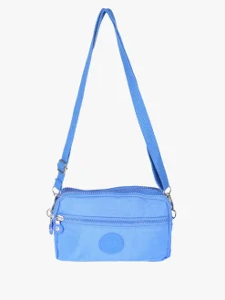 Solada Borsetta a tracolla rettangolare da donna in nylon - blu