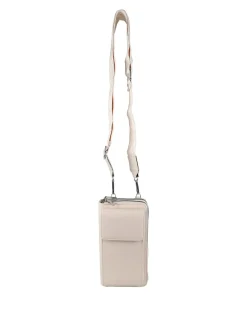 Solada Borsetta portafoglio a tracolla con porta telefono - beige