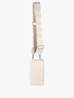 Solada Borsetta portafoglio a tracolla con porta telefono - beige