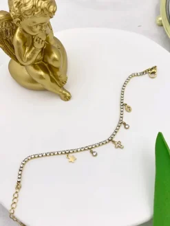 Solada Bracciale donna in acciaio con pendenti