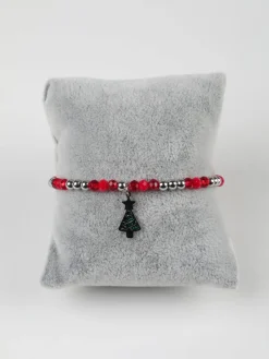Solada Bracciale elastico con ciondolo Natalizio