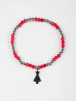 Solada Bracciale elastico con ciondolo Natalizio