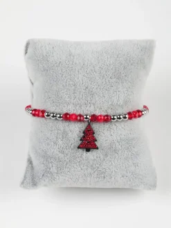 Solada Bracciale elastico con ciondolo Natalizio