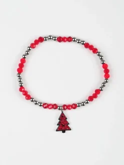 Solada Bracciale elastico con ciondolo Natalizio