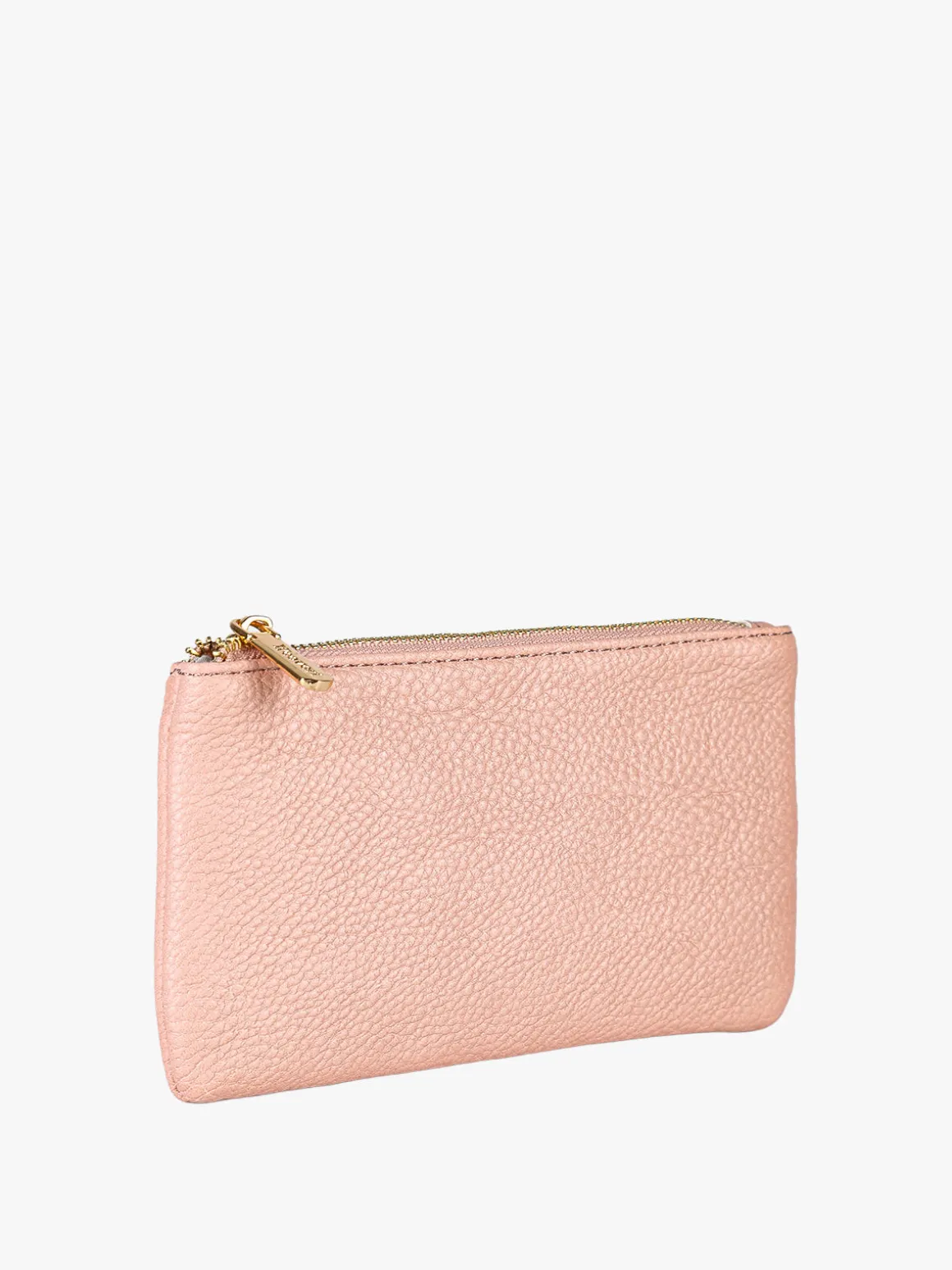 Solada Bustina donna in ecopelle con zip - rosa