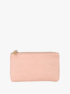 Solada Bustina donna in ecopelle con zip - rosa