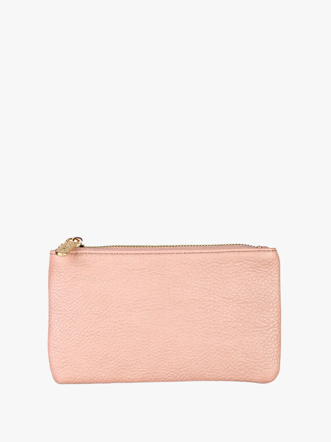 Solada Bustina donna in ecopelle con zip - rosa