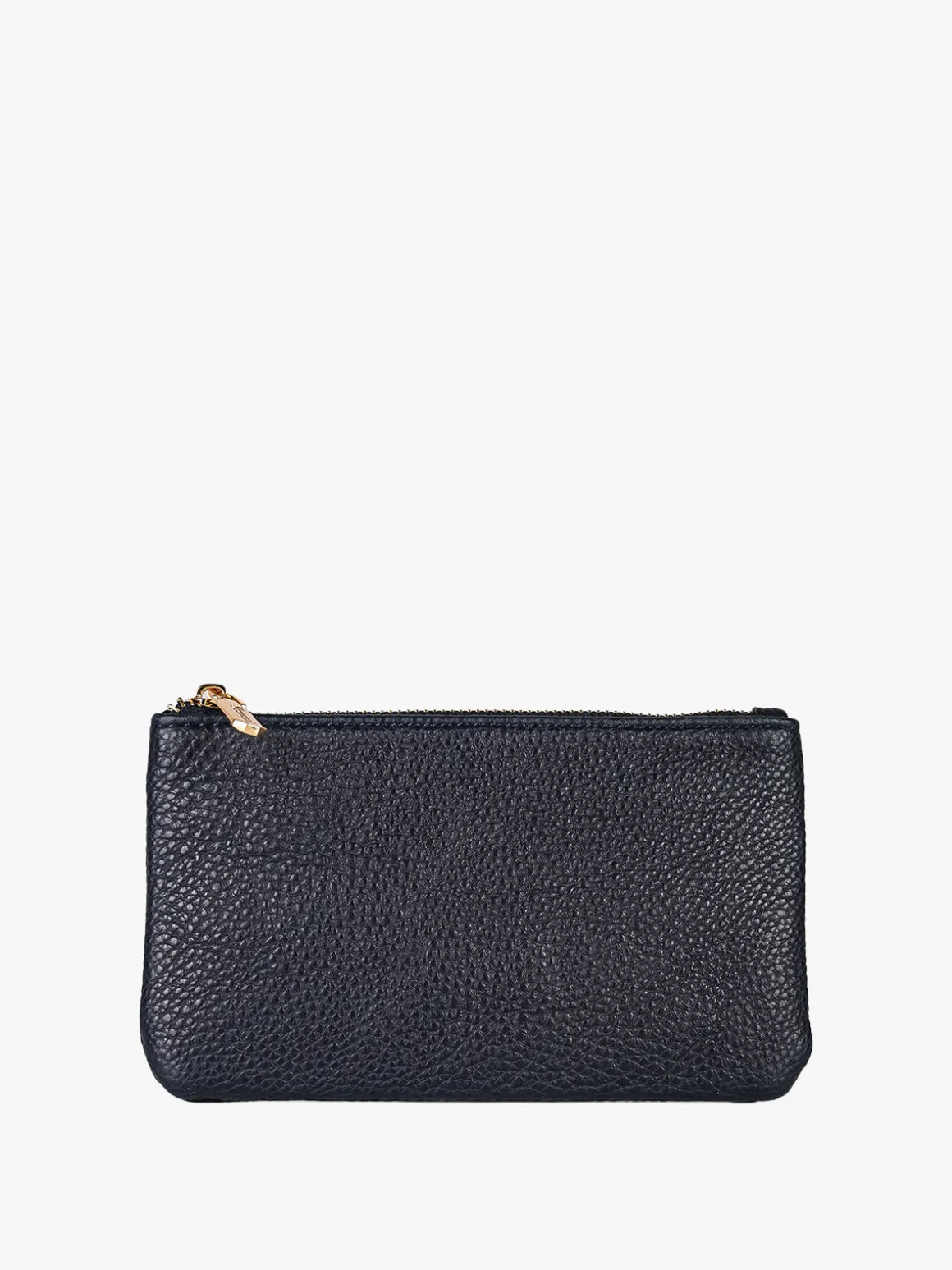Solada Bustina donna in ecopelle con zip - blu scuro