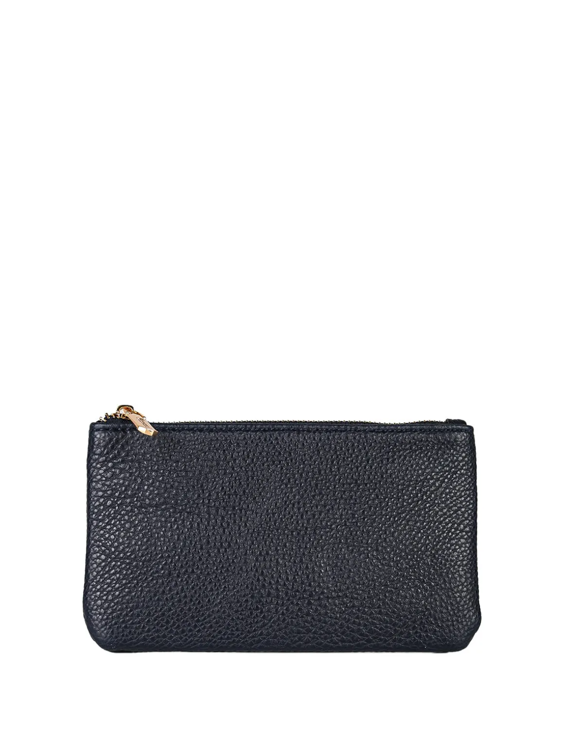 Solada Bustina donna in ecopelle con zip - blu scuro