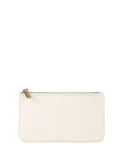 Solada Bustina donna in ecopelle con zip - beige