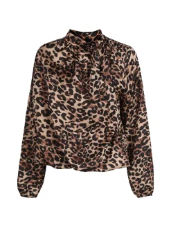 Solada Camicetta donna animalier accollata