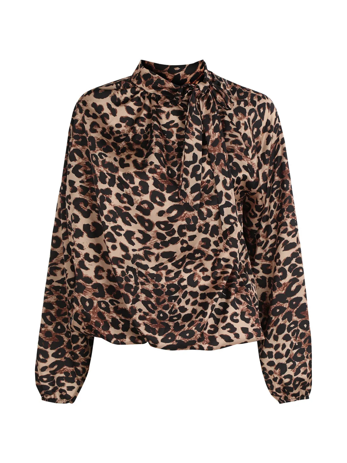 Solada Camicetta donna animalier accollata
