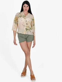 Solada Camicetta donna velata con scollo V