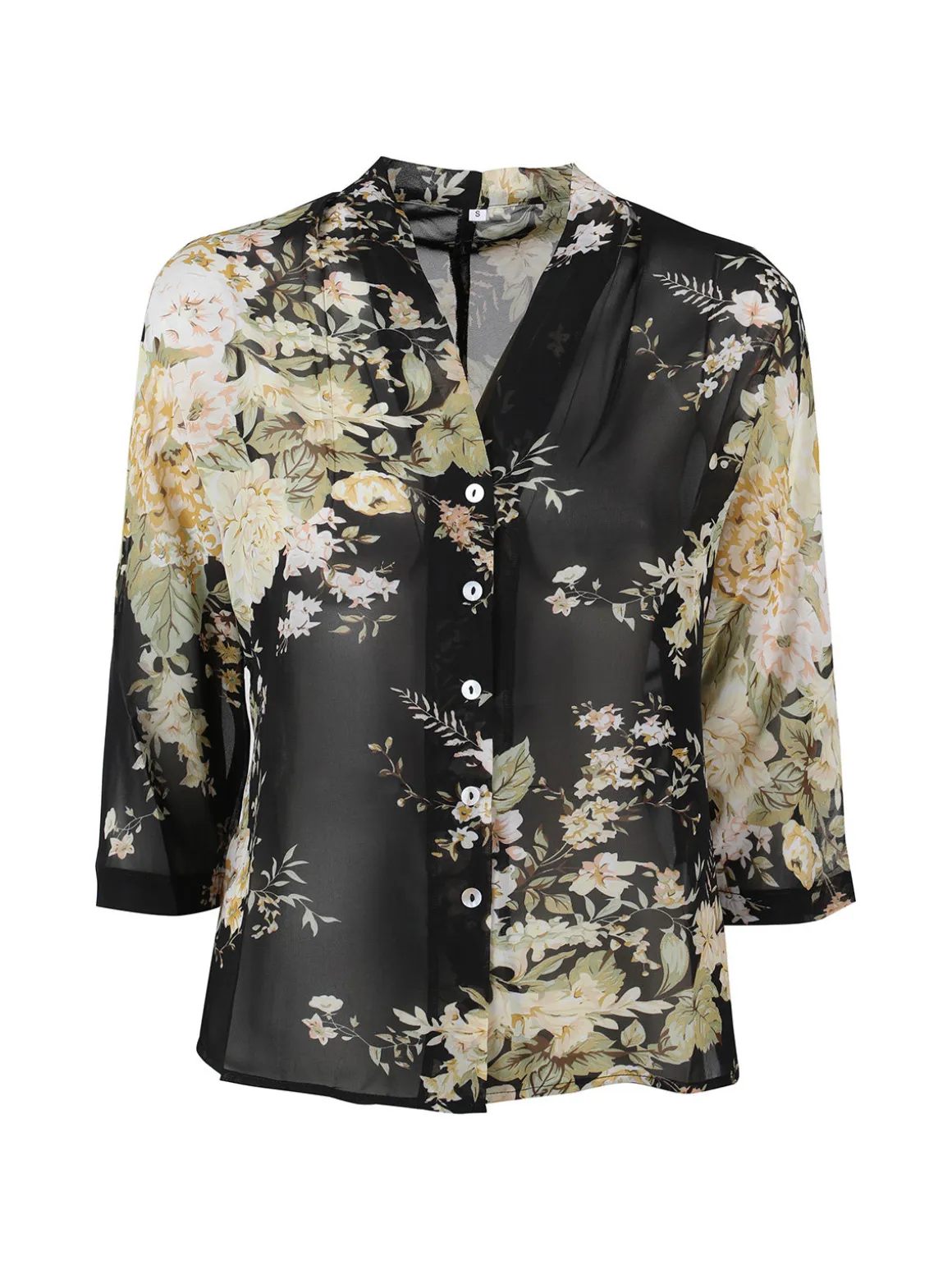 Solada Camicetta donna velata con scollo V