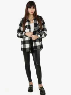 Solada Camicia da donna a quadri in flanella