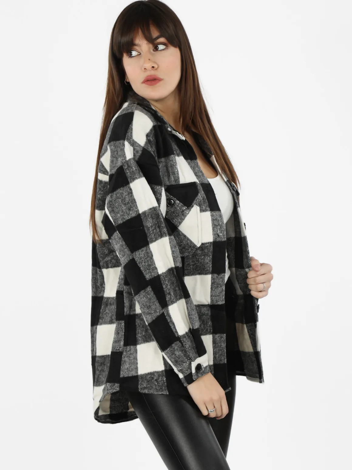 Solada Camicia da donna a quadri in flanella