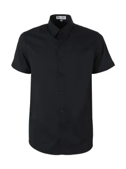 Solada Camicia da uomo a maniche corte - nero
