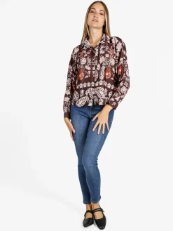 Solada Camicia donna a fantasia - moro