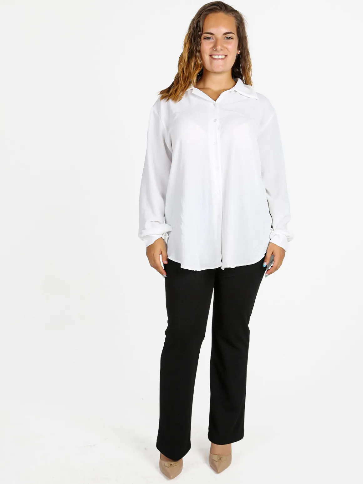 Solada Camicia donna a maniche lunghe - bianco