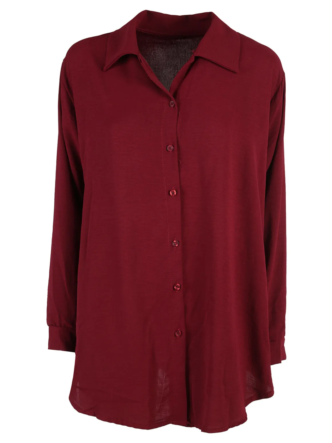 Solada Camicia donna a maniche lunghe - bordeaux