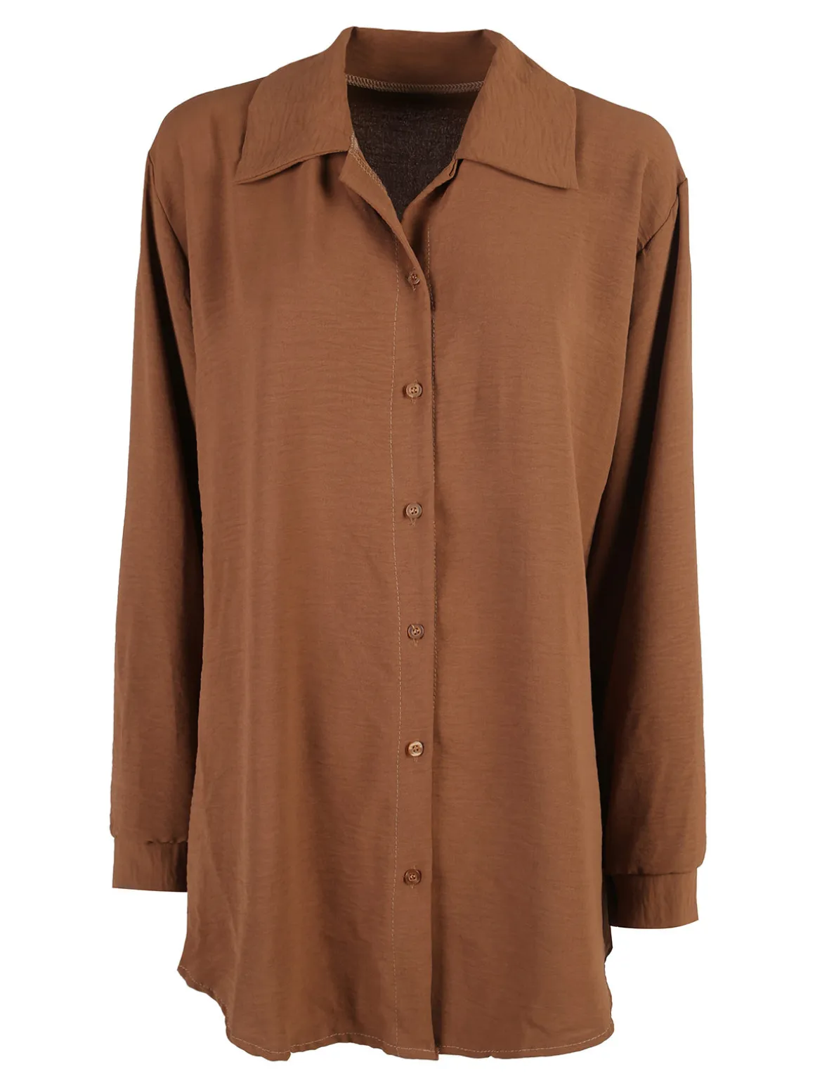 Solada Camicia donna a maniche lunghe - marrone