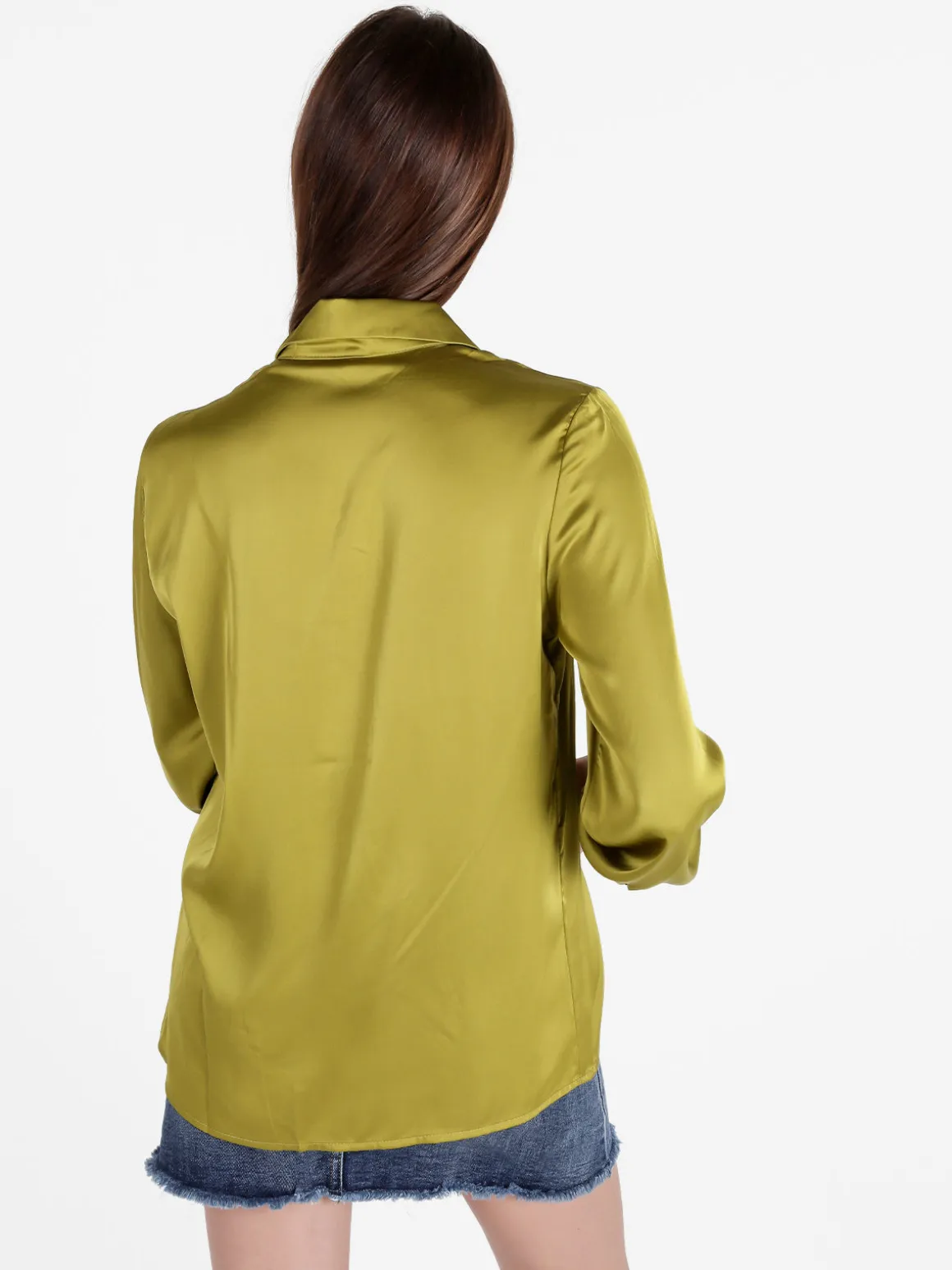 Solada Camicia donna a maniche lunghe effetto raso