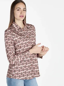 Solada Camicia donna a maniche lunghe con stampe