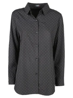 Solada Camicia donna a maniche lunghe con piccole borchie