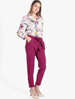 Solada Camicia donna fiorata a maniche lunghe