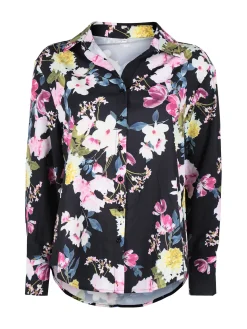 Solada Camicia donna fiorata a maniche lunghe