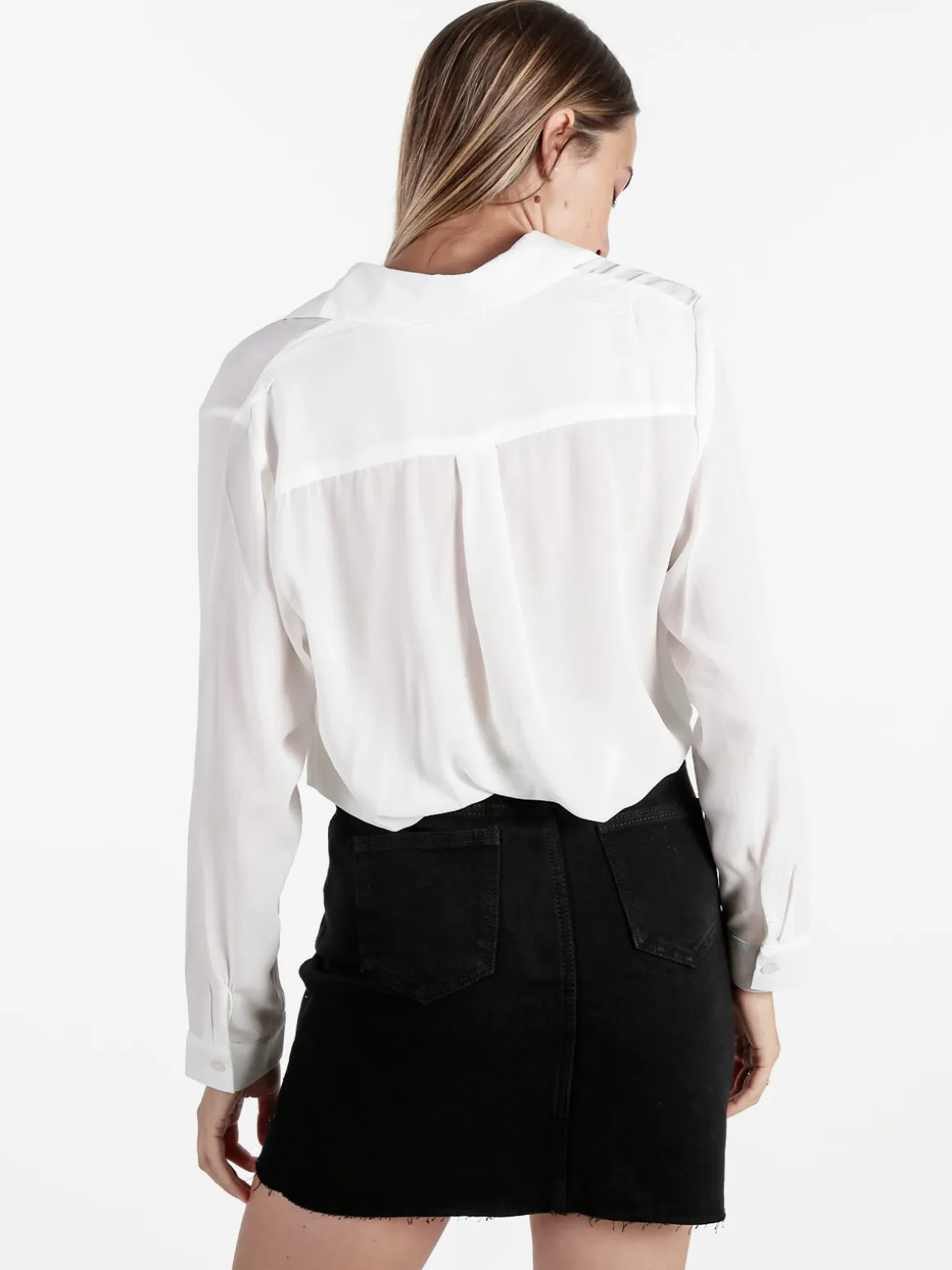 Solada Camicia donna leggera a maniche lunghe - bianco