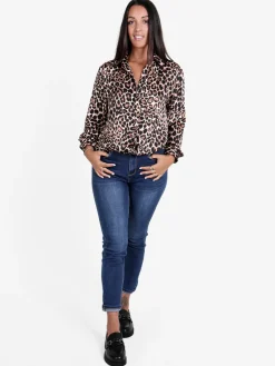 Solada Camicia donna maculata a maniche lunghe