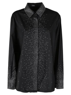 Solada Camicia donna oversize con strass