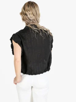 Solada Camicia donna oversize a maniche corte