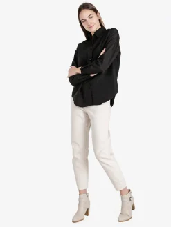 Solada Camicia donna oversize tinta unita
