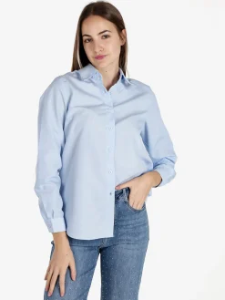 Solada Camicia donna oversize tinta unita