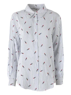 Solada Camicia donna rigata a maniche lughe - multicolore