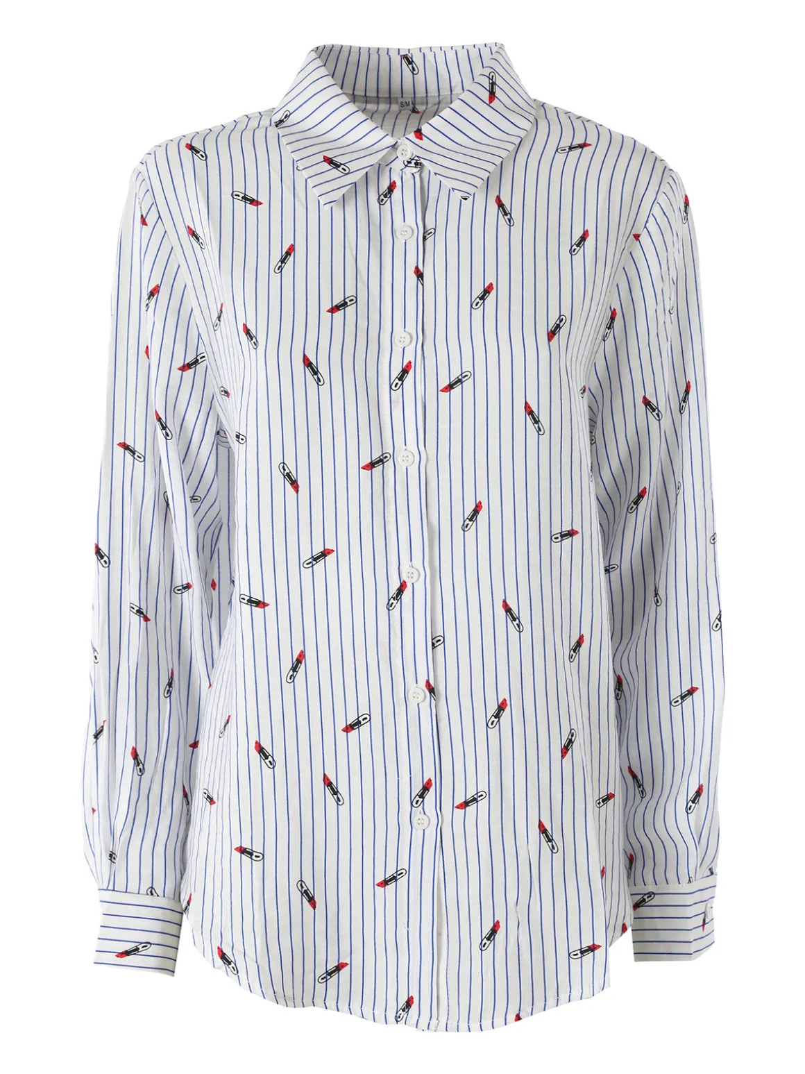 Solada Camicia donna rigata a maniche lughe - multicolore