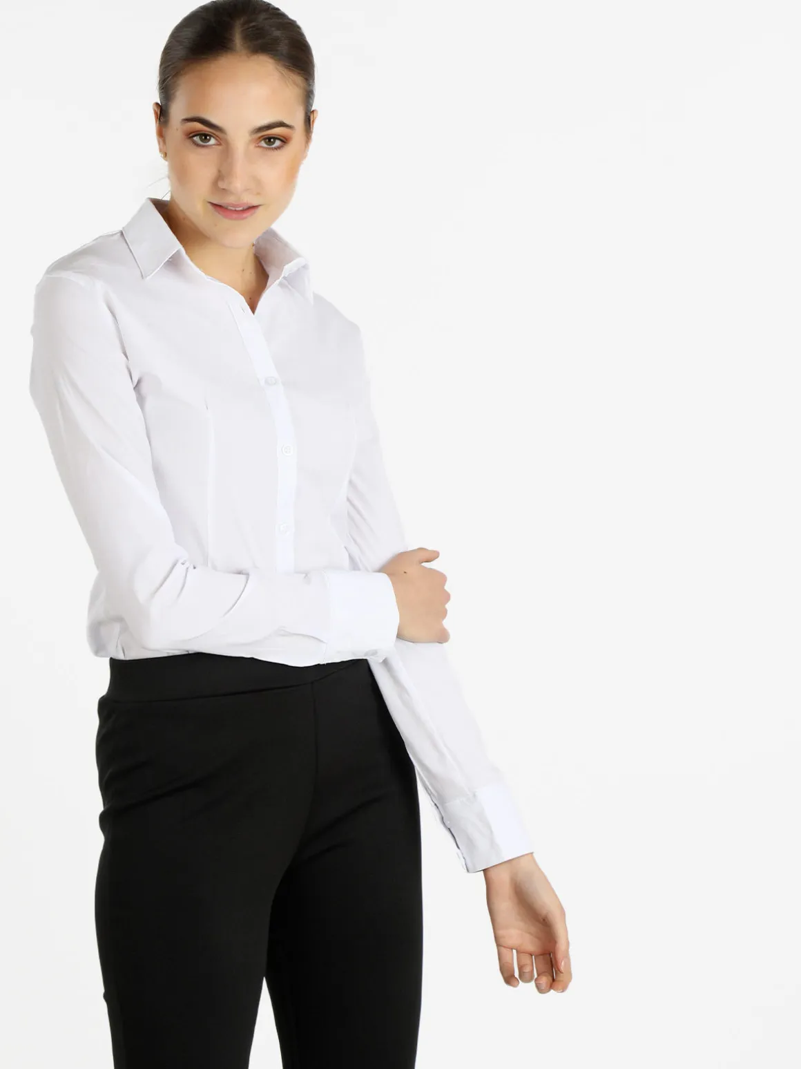 Solada Camicia donna slim fit a maniche lunghe